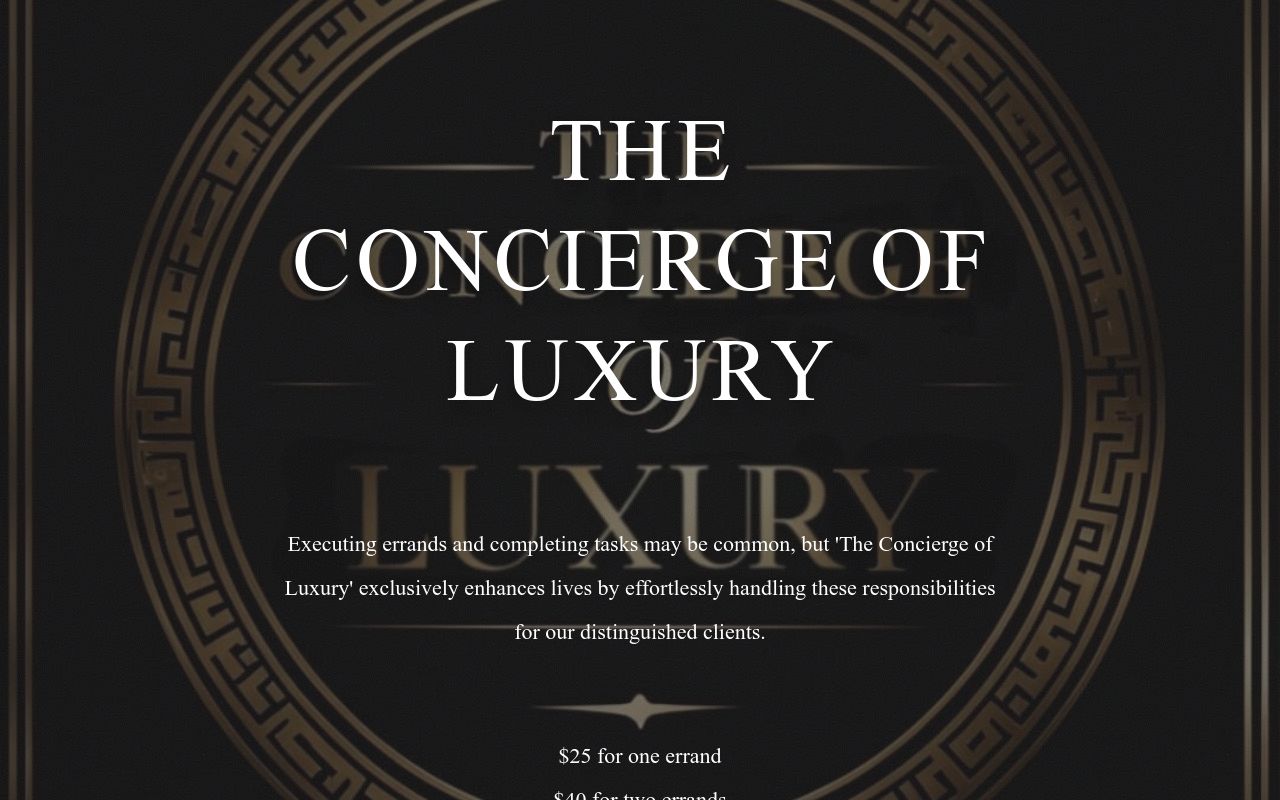 The Concierge Of Luxury